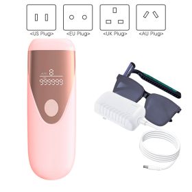 Bikinis IPL Hair Removal LCD Display Perm (Option: Pink-No box-EU)