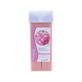 100g DEPILATORY Honey WAX Block WAX Strip DEPILATORY WAX Portable Test Roller (Option: Rose)