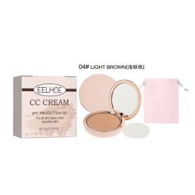 Skin Protection Lightweight Breathable Durable Not Easy To Makeup Natural Concealing And Setting Makeup Powder (Option: Light brown)