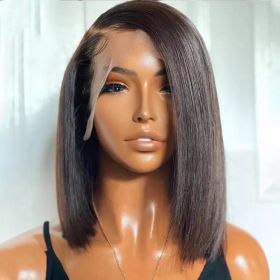 Women's Fashion Front Lace Wig Headgear (Option: Black-14inch)