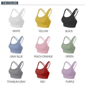 Nylon Top Women Bra Sexy Top Woman Breathable Underwear Women Fitness Yoga Sports Bra For Women Gym 22 Colors (Color: 9 Pairs)