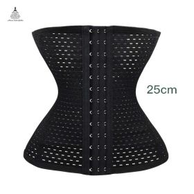 Waist trainer shaper corset slimming Belt underwear body shaper shapewear faja slimming belt tummy Sheath (Color: Black 1)