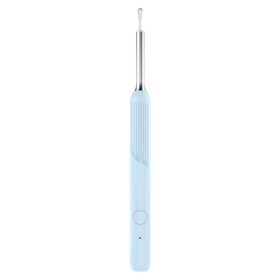 Wireless Visual Ear Tag Endoscope (Option: Light Blue)