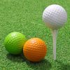 10Pcs Golf Balls PU Foam Elastic Indoor Outdoor Golf Practice Driving Range Children Putting Golf Supplies